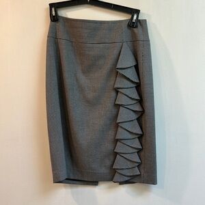 Express pencil skirt with ruffle size 8